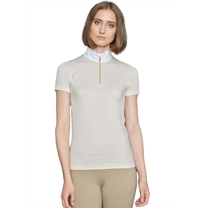 2022 Mountain Horse Womens Honey Competition Top 4509103025 - Beige Melange
